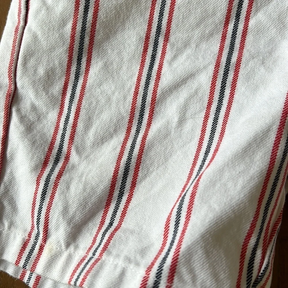 Janie and jack red white and blue striped shorts
